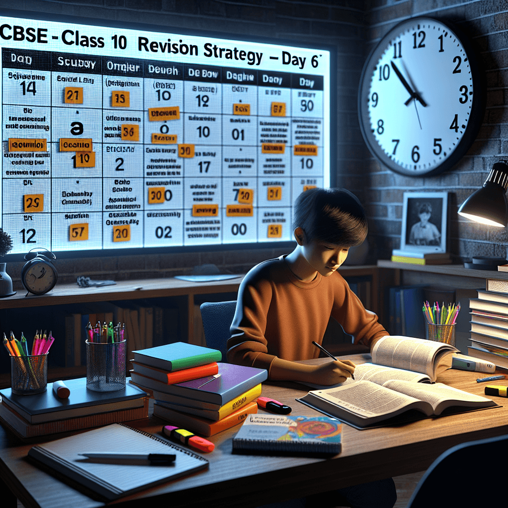 CBSE Class 10 Revision Strategy